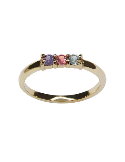 Anillo Yusa piedras naturales Sancjewelry