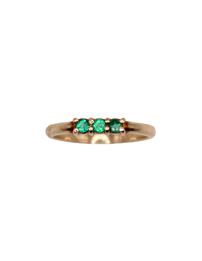 Anillo Yusa esmeralda Sancjewelry