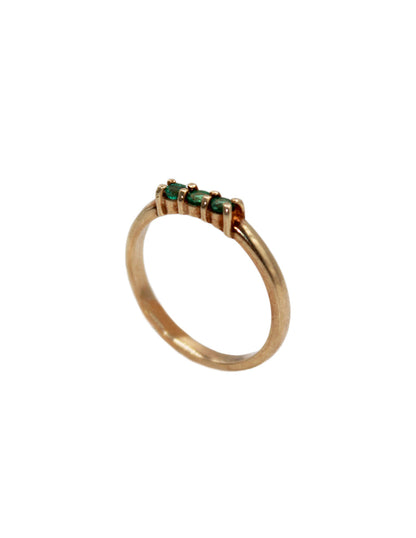 Anillo Yusa esmeralda Sancjewelry