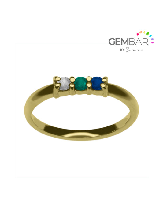 Anillo Yusa Oro 14K [Personalizado]