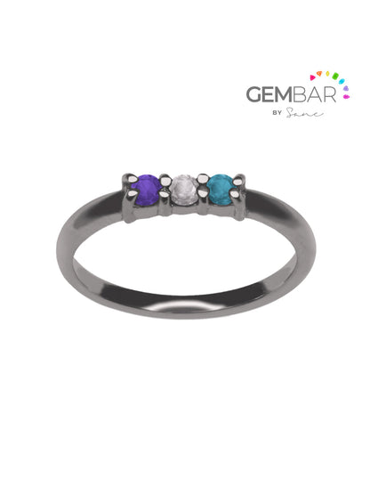 Anillo Yusa Plata personalizado Sancjewelry