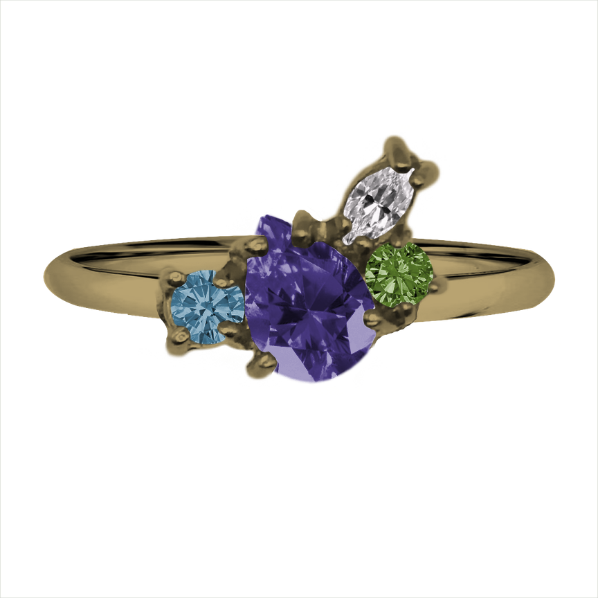 Anillo Greta Plata [personalizado] Sancjewelry