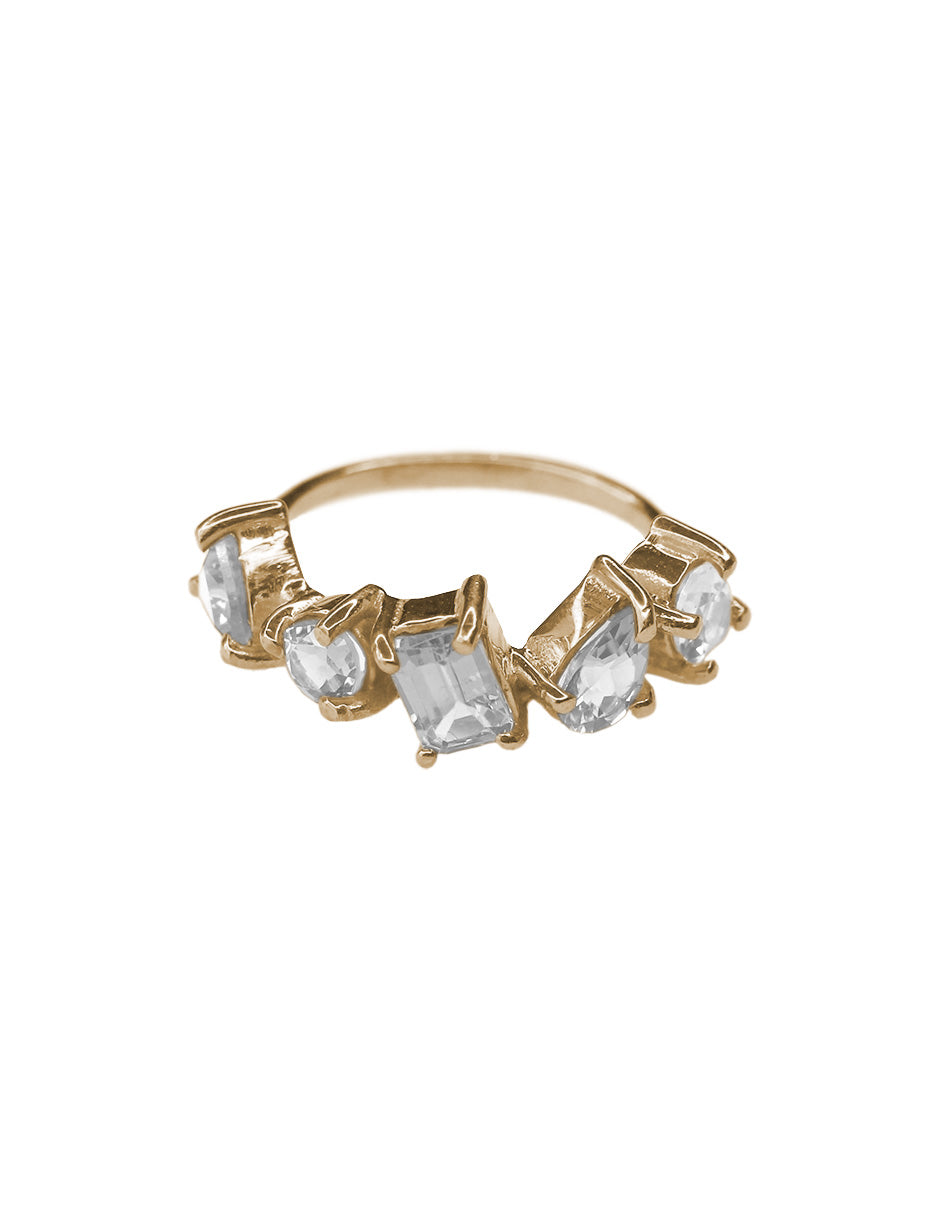 Anillo Maria Topacio Blanco