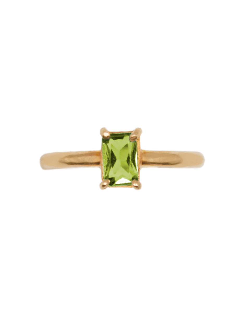 Anillo Sara peridoto Sancjewelry