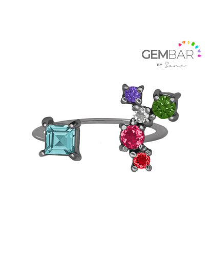 Anillo tu y yo plata [personalizado] Sancjewelry