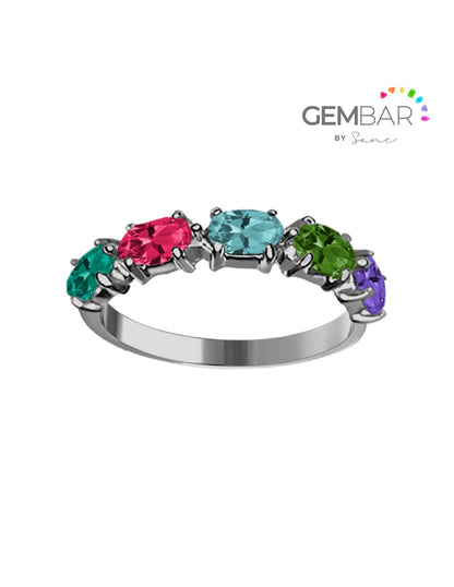 Anillo Bea Plata personalizado Sancjewelry