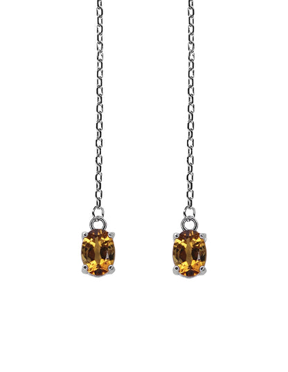 Aretes Cadena Oval