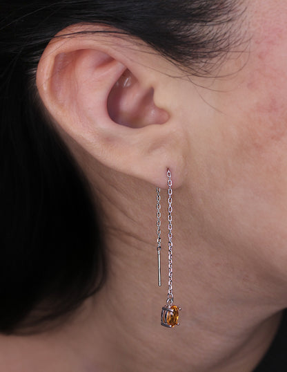 Aretes Cadena Oval