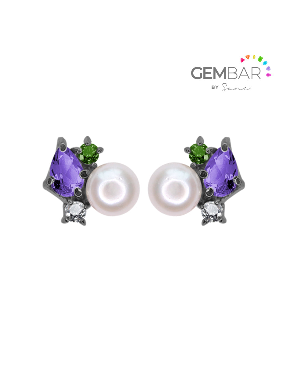 Aretes Angie Plata .925 [Personalizado]