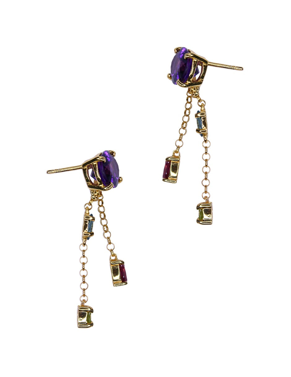 Aretes Erika plata Sancjewelry