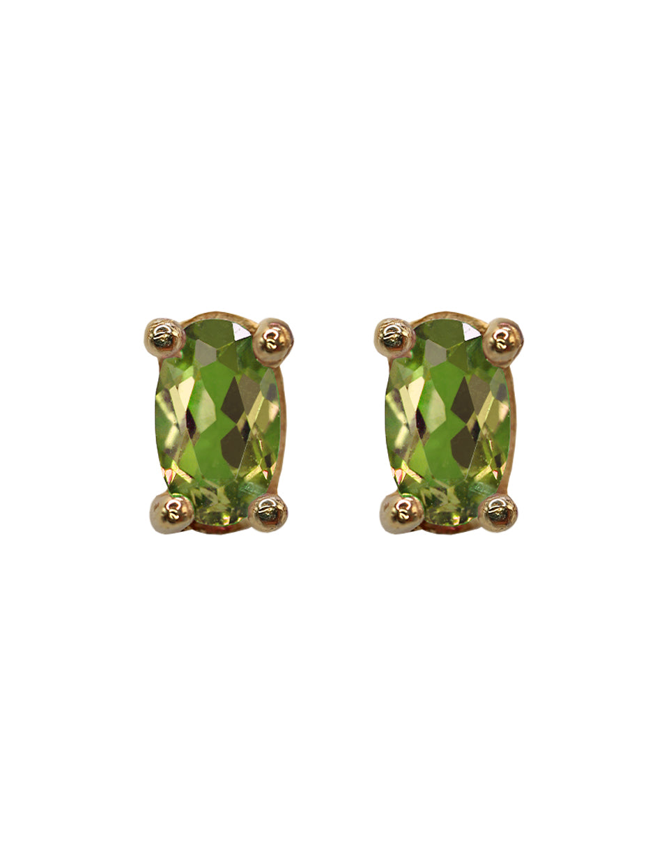 Aretes Oval Peridoto