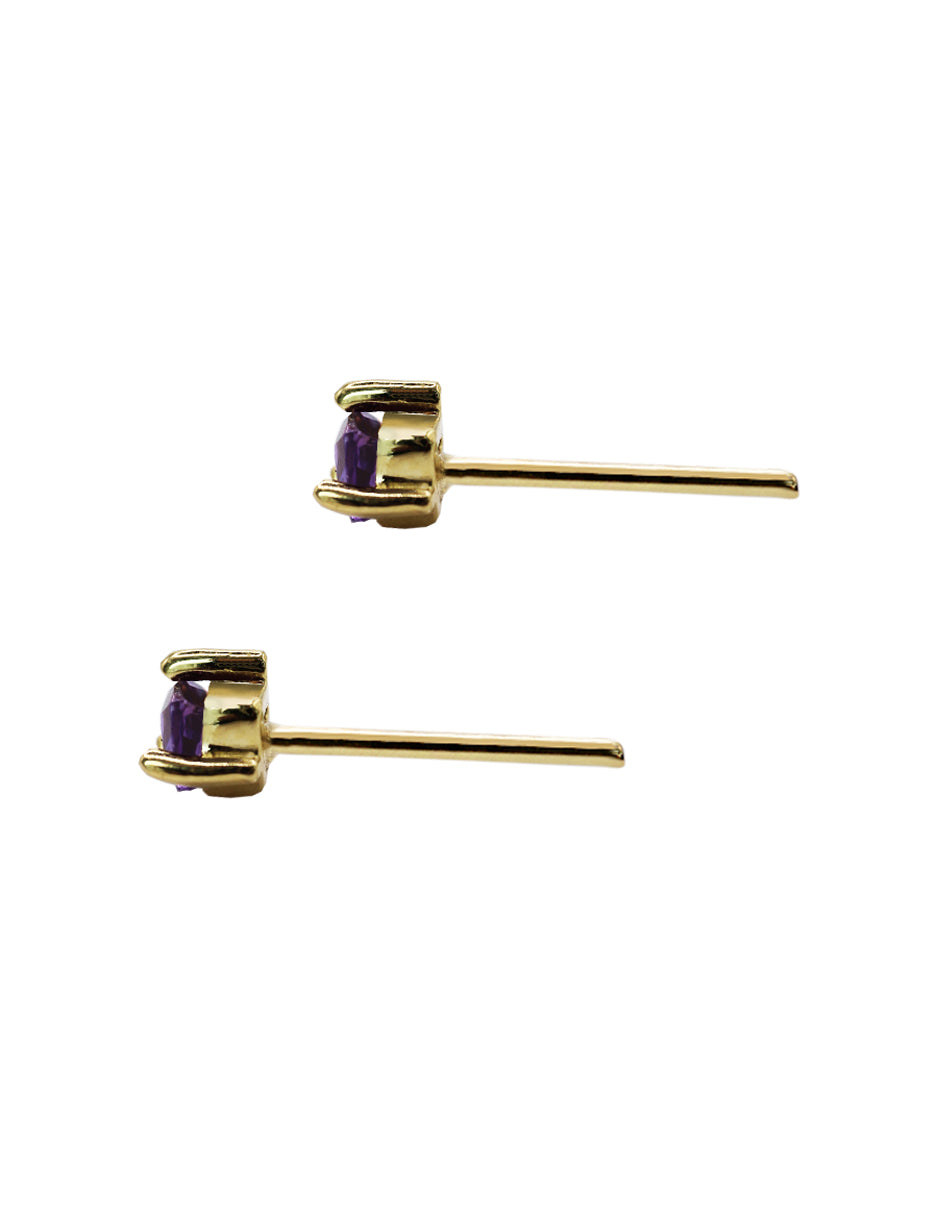 Aretes Trillion Amatista