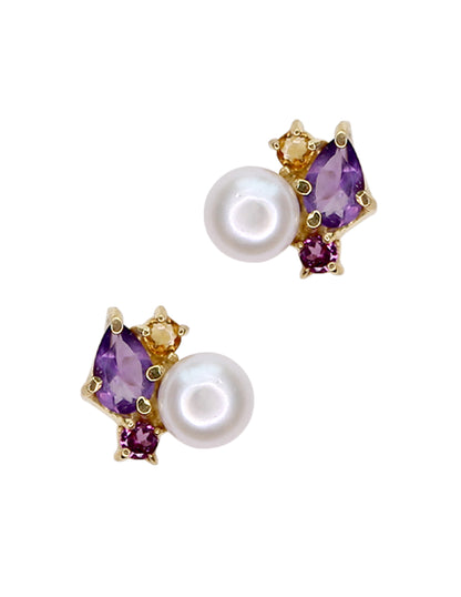 Aretes Angie piedras naturales