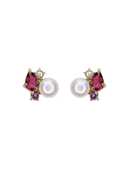 Aretes Angie piedras naturales