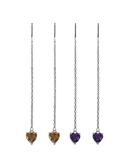 Aretes Cadena Corazón