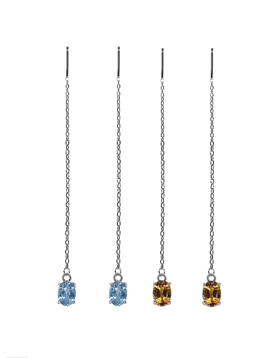 Aretes Cadena Oval