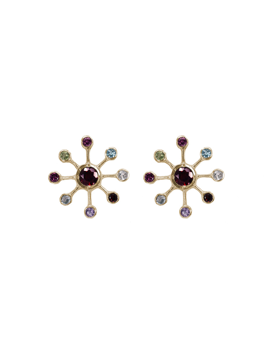 Aretes Sol Granates