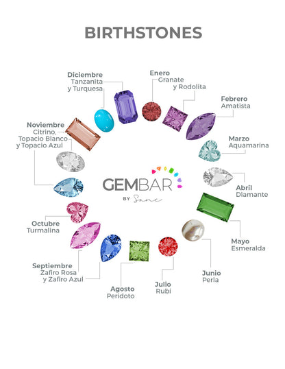 Gembar piedras a elegir Sancjewelry