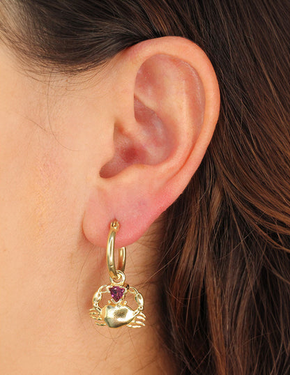 Charm mini cangrejo rodolita Sancewelry