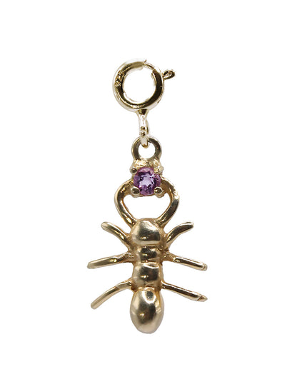 Charm Hormiga con broche plata Sancjewelry