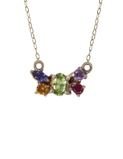 Collar Isadora peridoto oro Sancjewelry