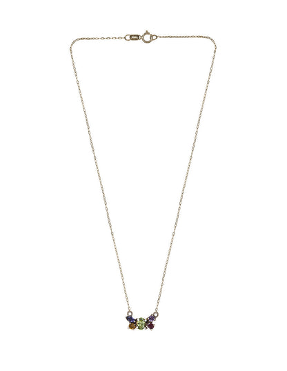 Collar Isadora peridoto oro Sancjewelry
