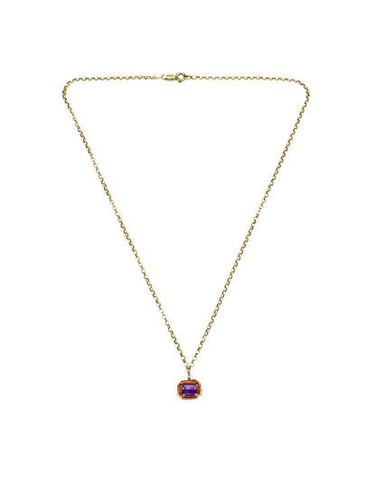 Collar Sweet Amatista plata Sancjewelry