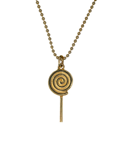 Collar Paleta plata Sancjewelry