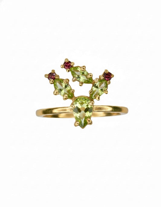 Anillo Nopal plata Sancjewelry