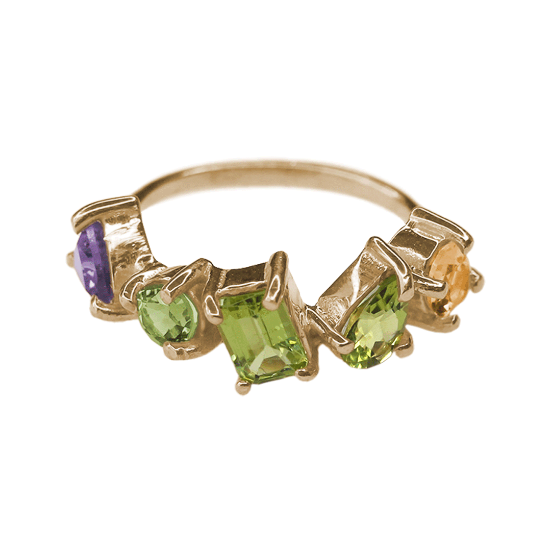 Anillo María Oro 14K [Personalizado]