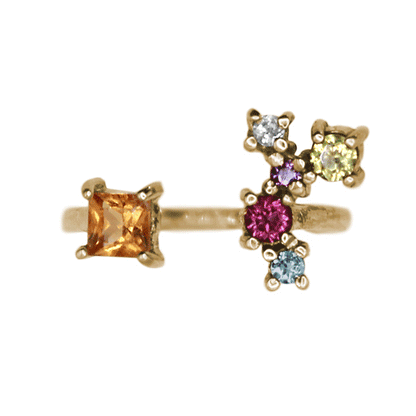 Anillo tu y yo plata [personalizado] Sancjewelry