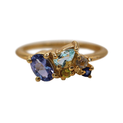Anillo Fernanda plata [Personalizado] Sancjewelry