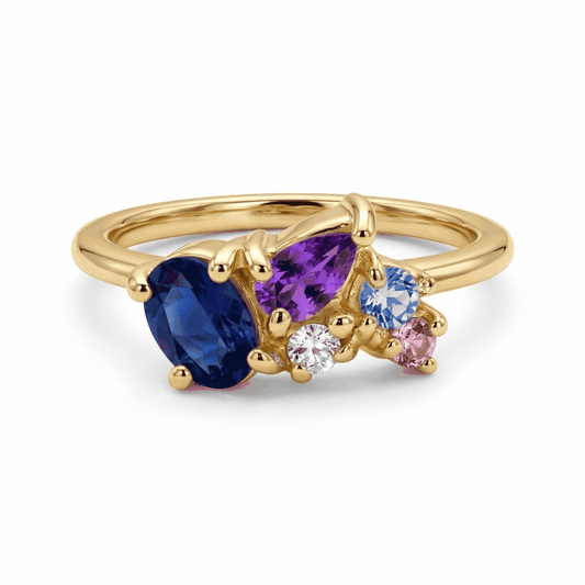 Anillo Fernanda plata [Personalizado] Sancjewelry