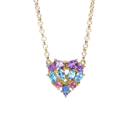 Collar Mini Corazón Plata .925 [Personalizado]