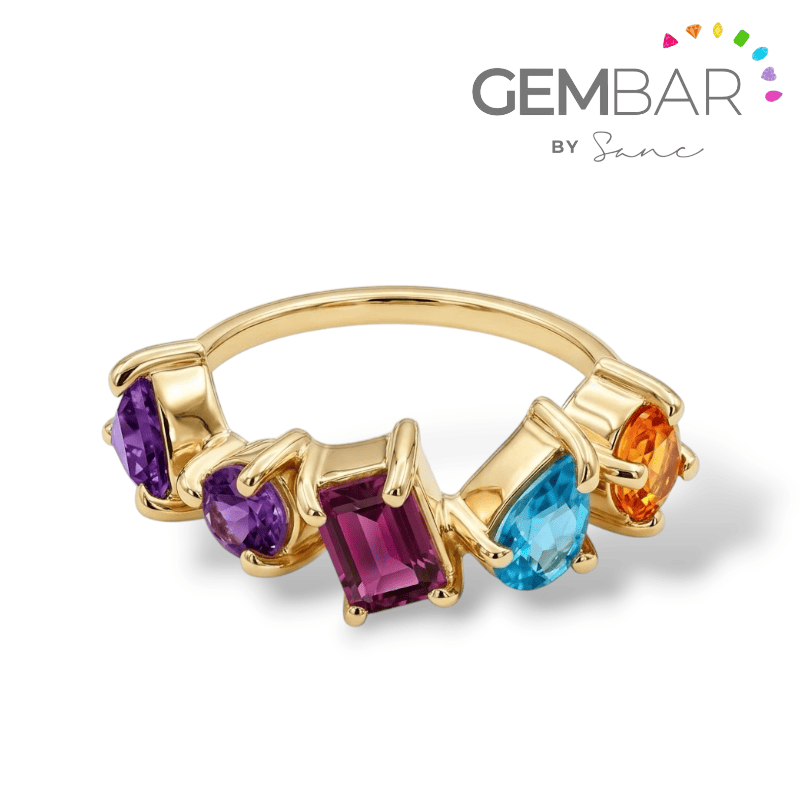 Anillo María Plata [personalizado] Sancjewelry