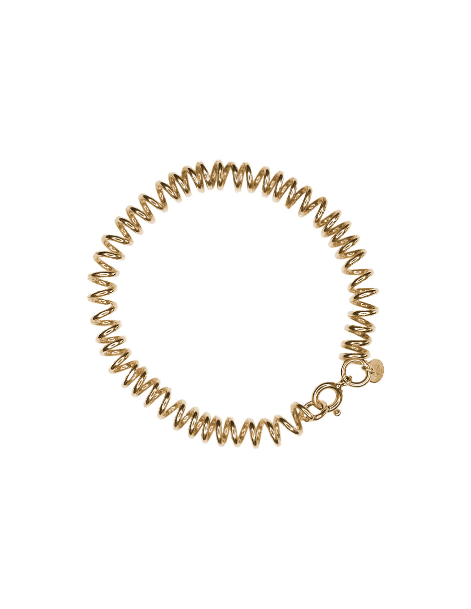 Pulsera Espiral Amarillo