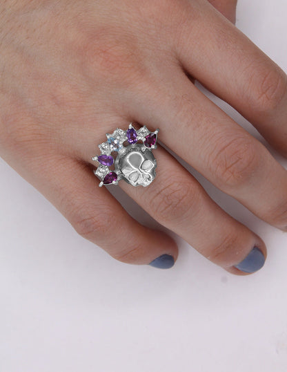 Anillo Catrina plata Sancjewelry