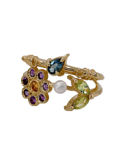 Anillo Jardín plata Sancjewelry