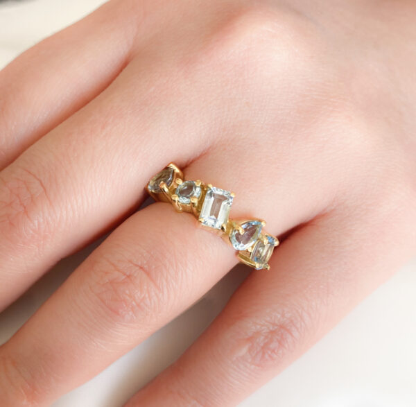 Anillo María Plata [personalizado] Sancjewelry
