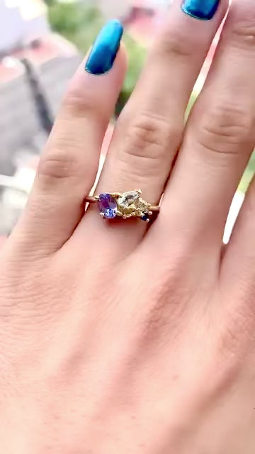 Anillo Fernanda Iolita