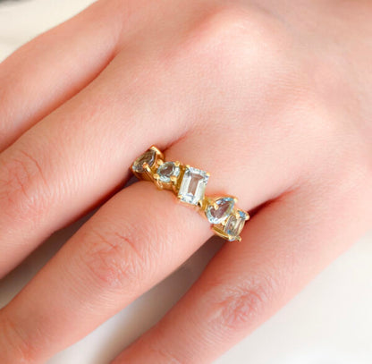 Anillo María Plata [personalizado] Sancjewelry